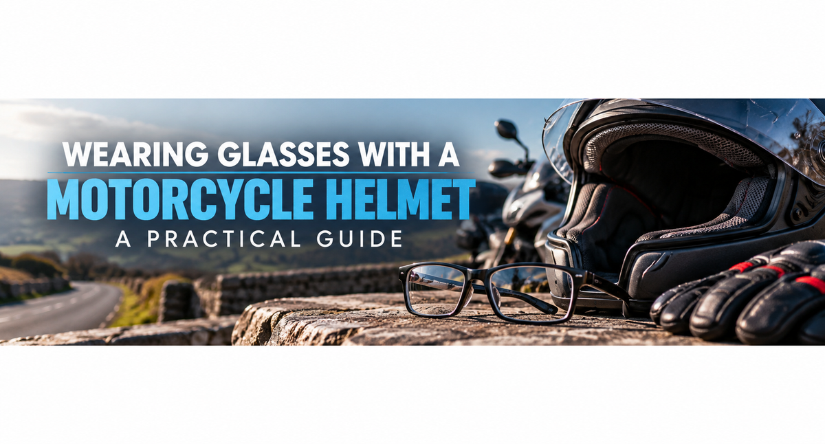 Wearing Glasses With a Motorcycle Helmet: Fit & Fogging Guide