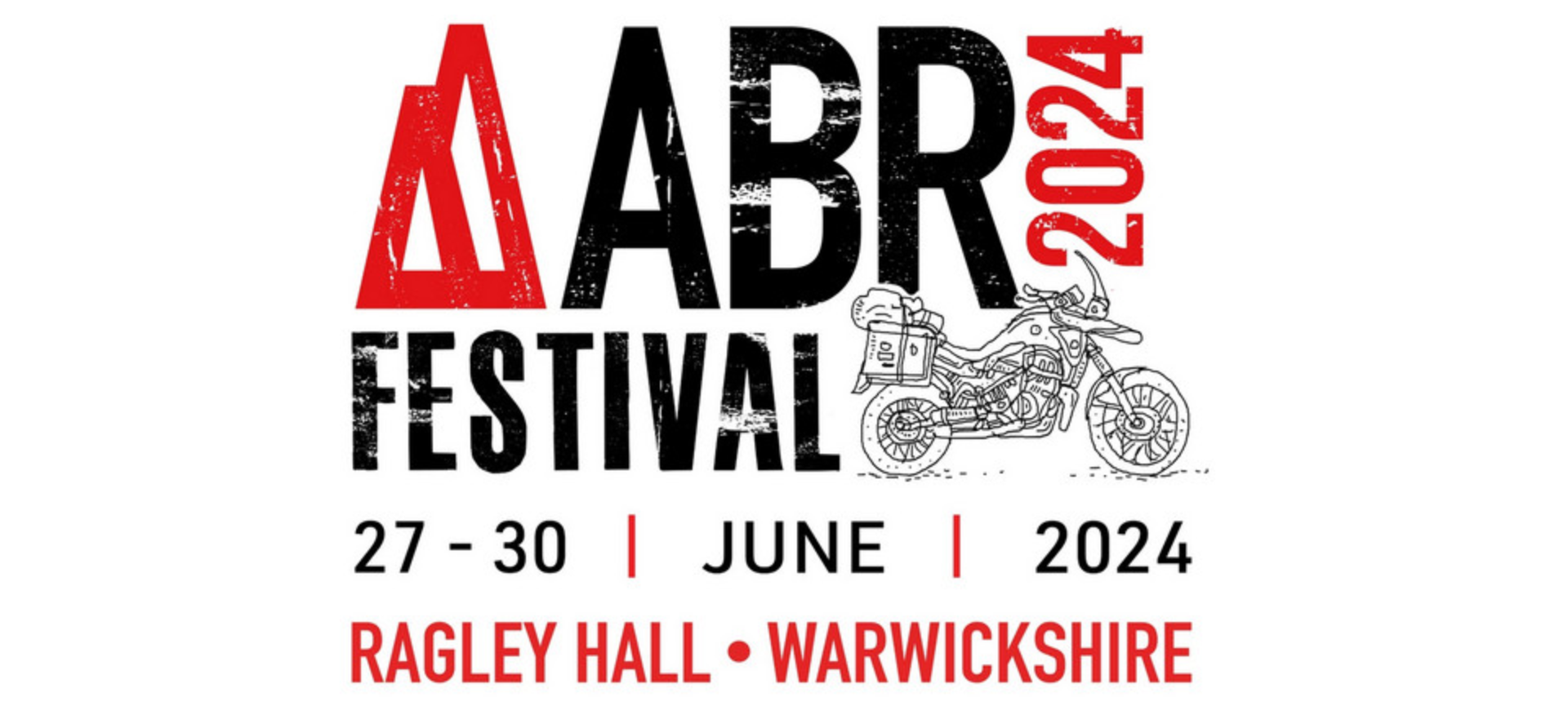 ABR Festival 2024 logo against white background.