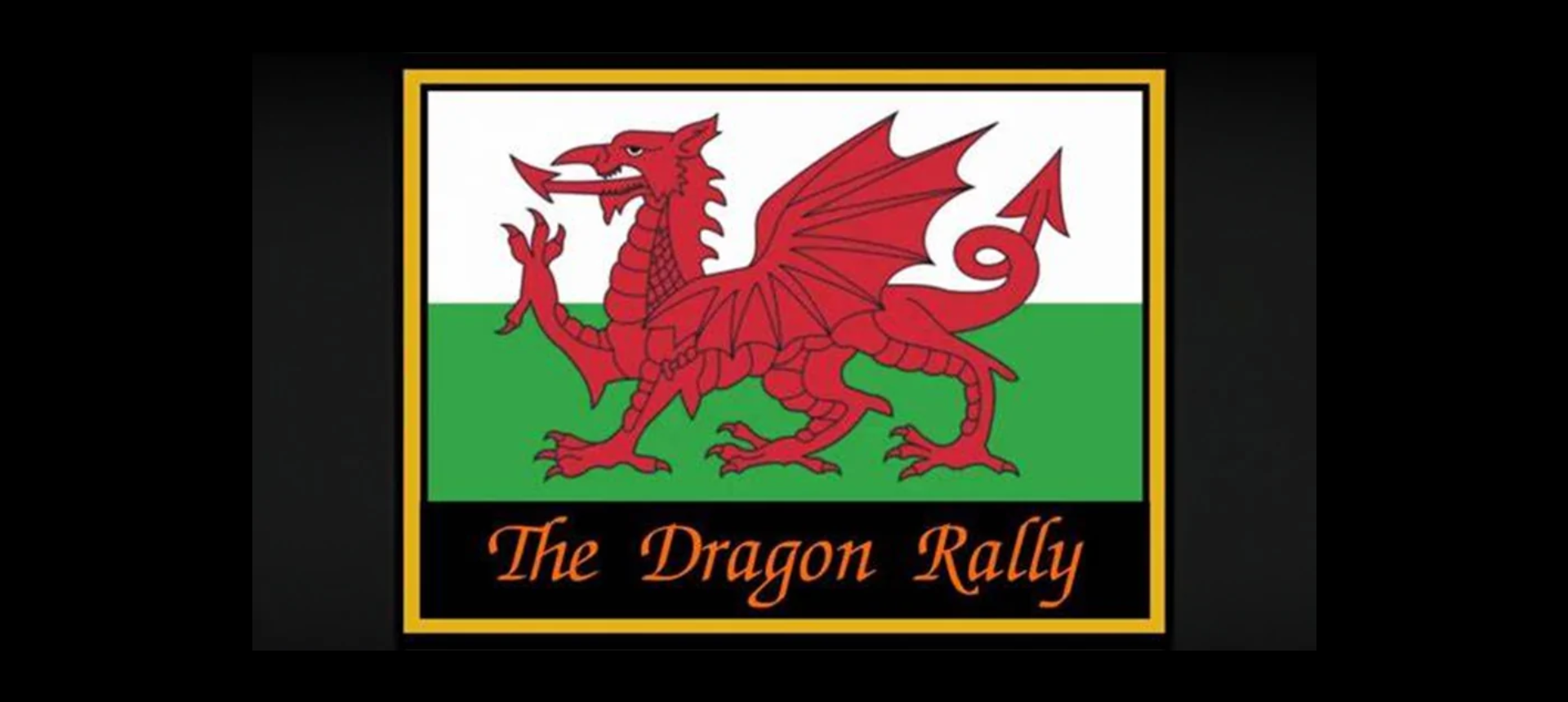 The Dragon Rally logo against black background.