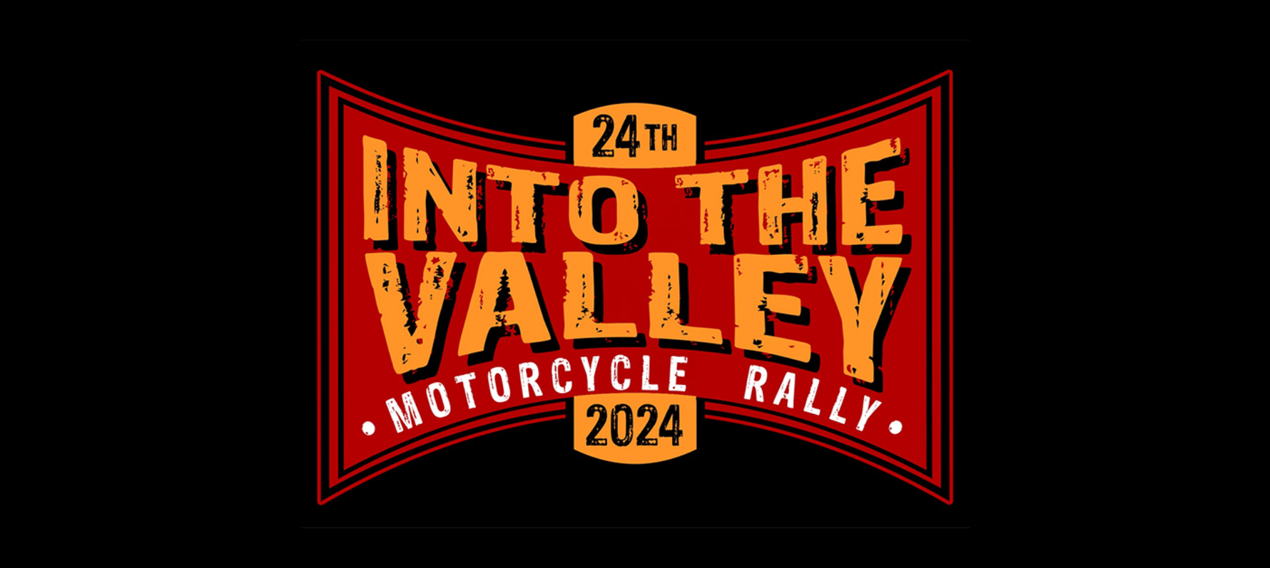 Into The Valley Motocross Rally logo against black background.