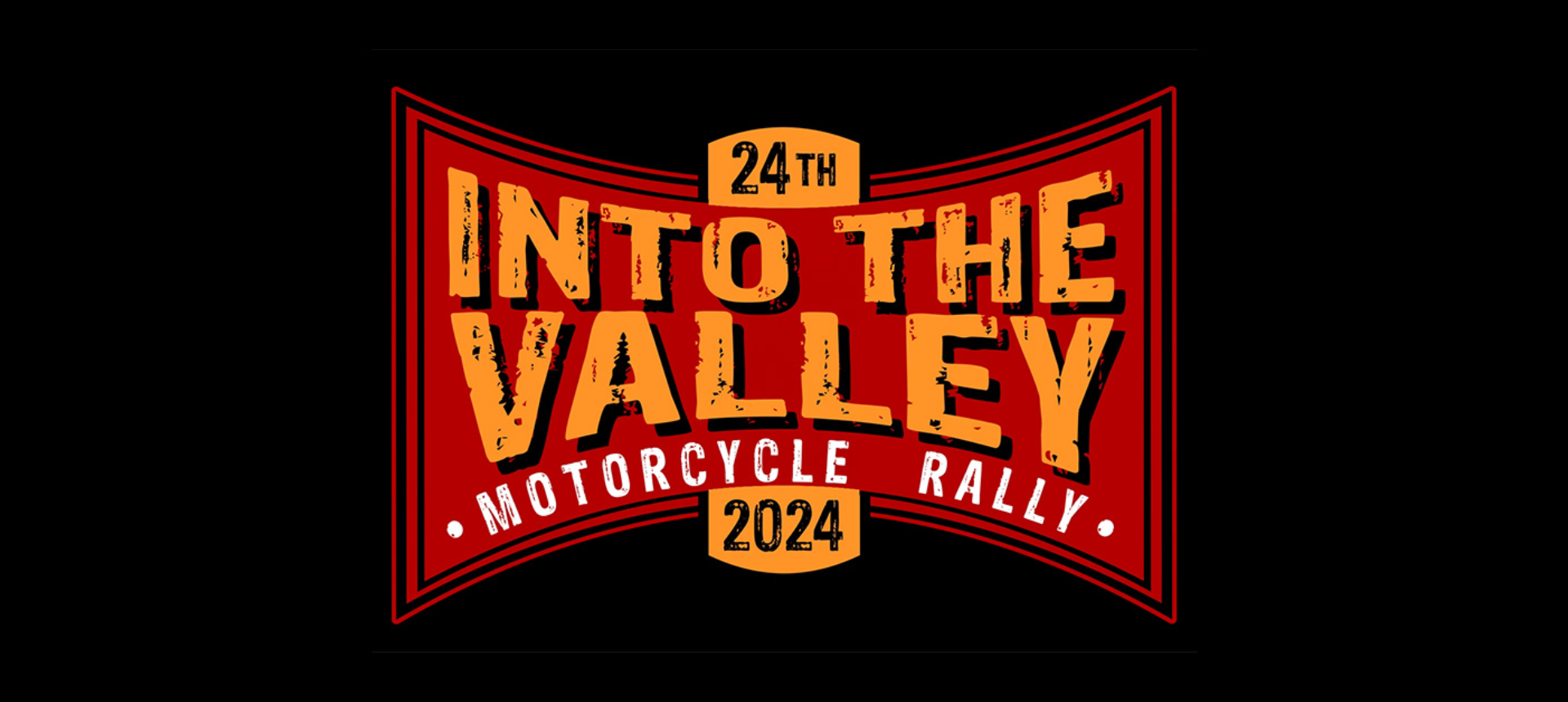 Into The Valley Motocross Rally logo against black background.