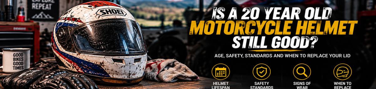 Is a 20 Year Old Motorcycle Helmet Still Good?