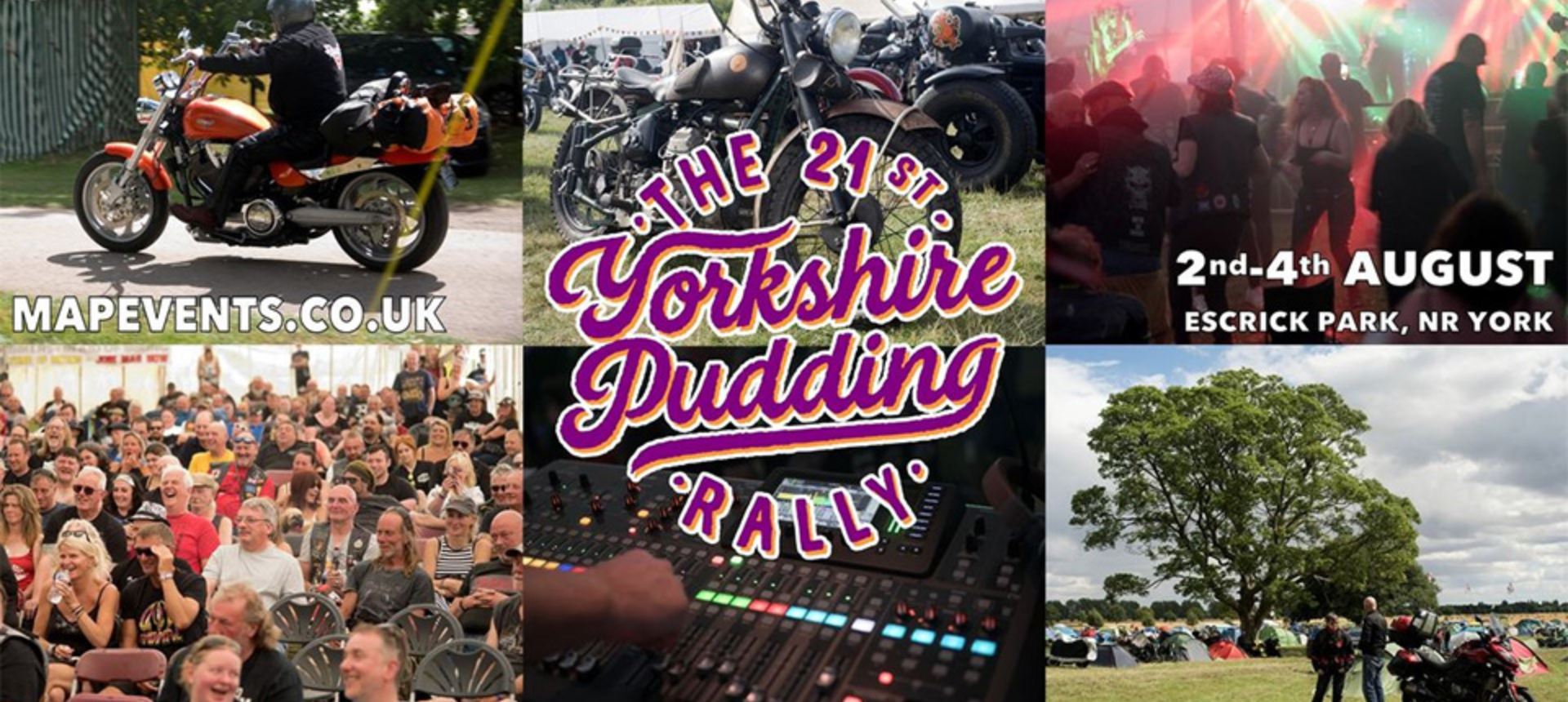 Yorkshire Pudding Rally 2024 collage.
