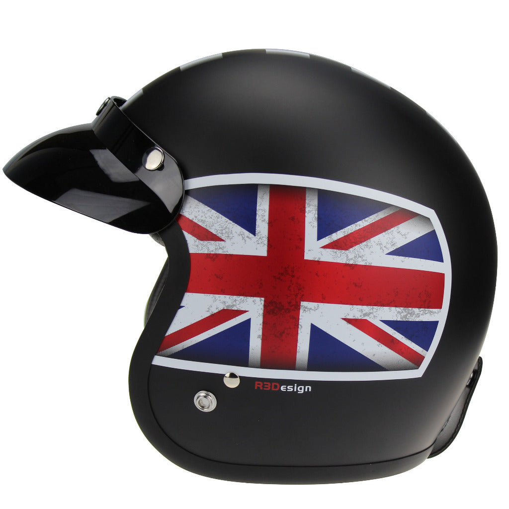 Viper RS05 Slim Open-Face Helmet - Union Jack Matt