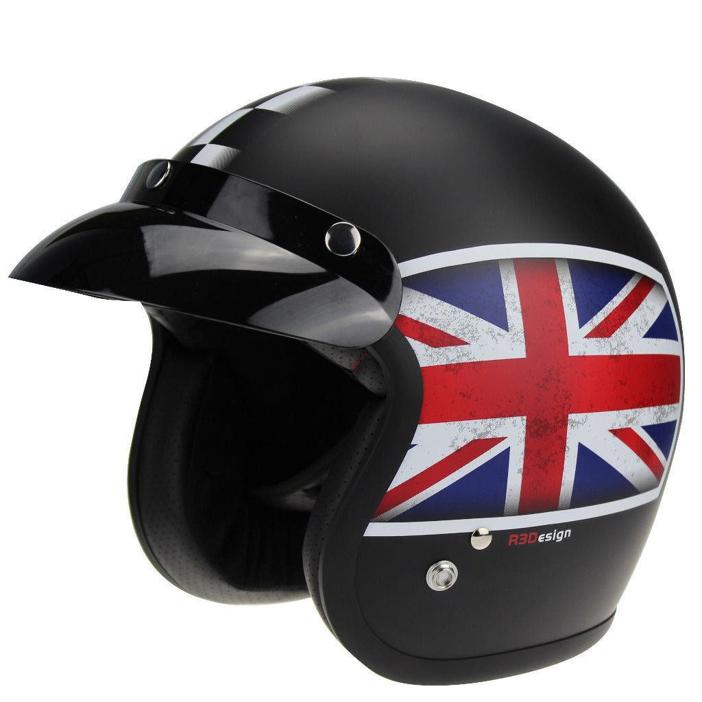 Viper RS05 Slim Open-Face Helmet - Union Jack Matt