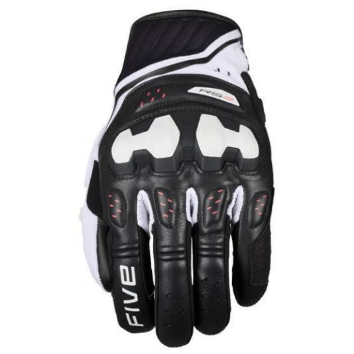 Five SF2 EVO Gloves Black White Fluo Red
