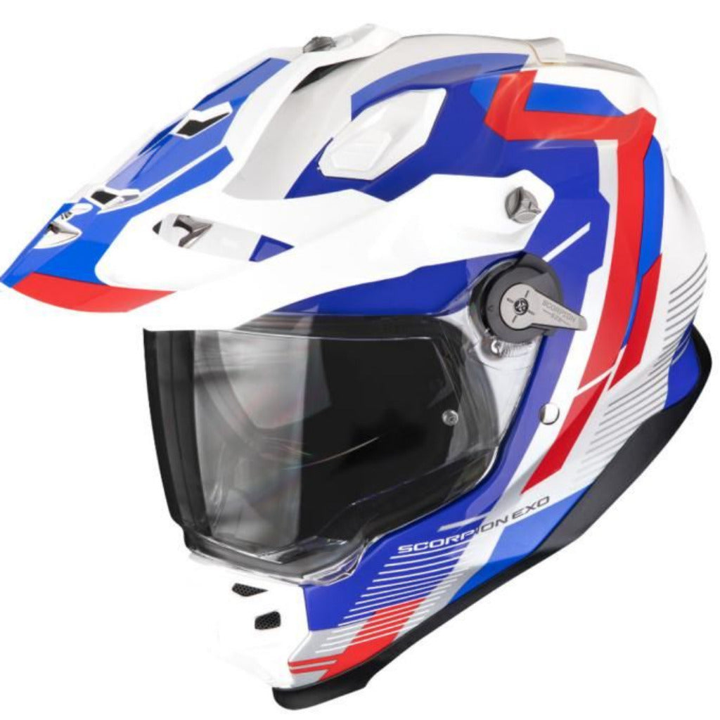 Scorpion ADF-9000 Patrol White Blue Red