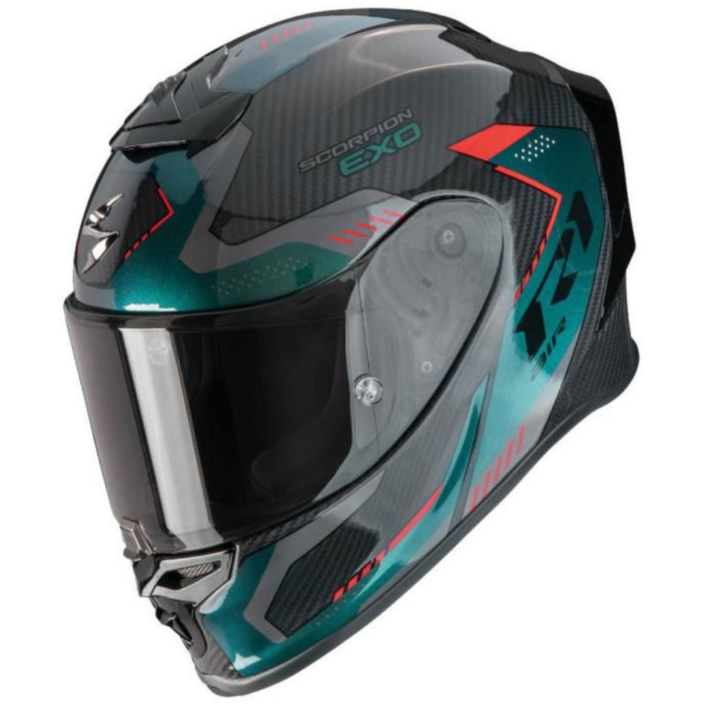 Scorpion R1 Evo Carbon Propel Black Green