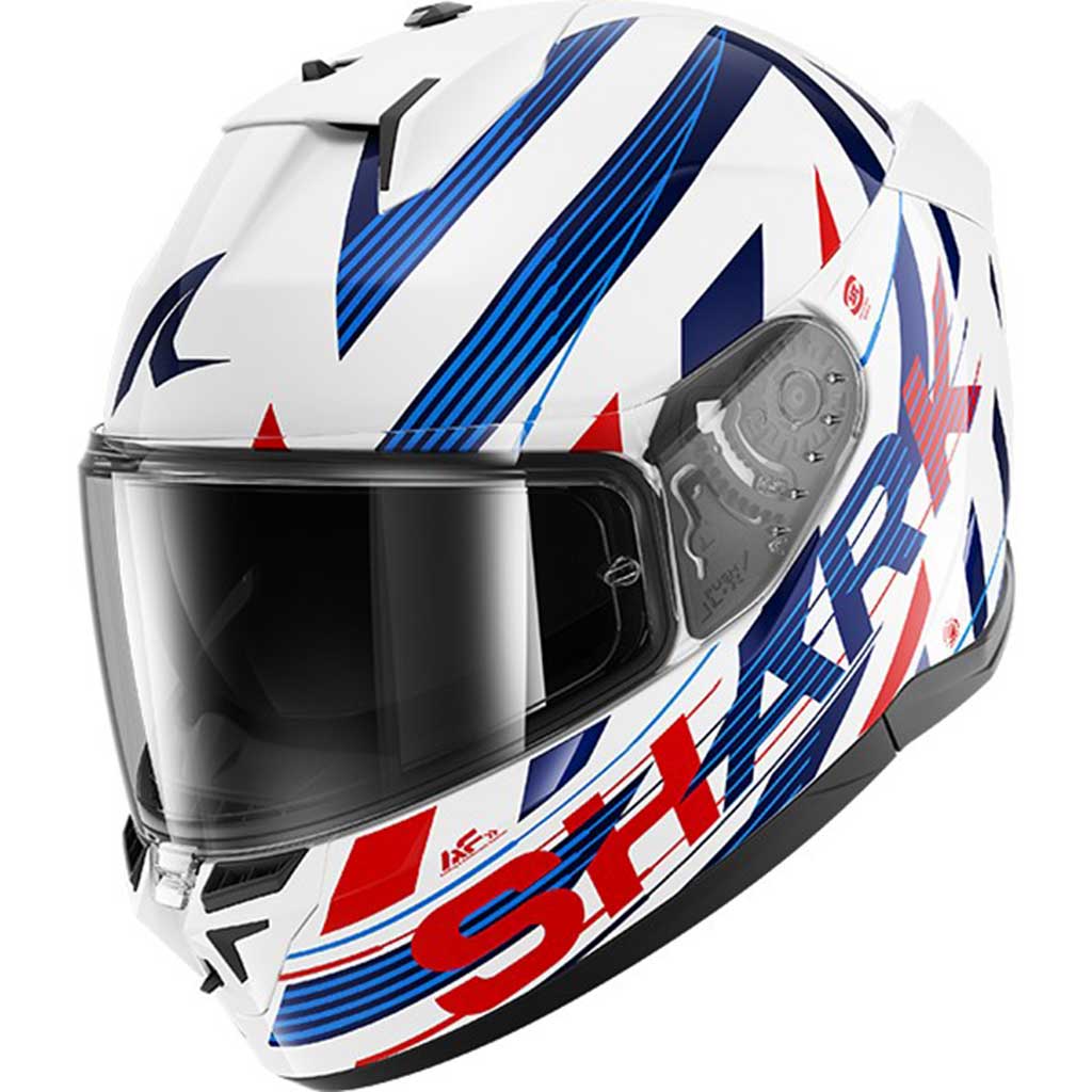 Shark D-Skwal 3 Dashed WBR - White