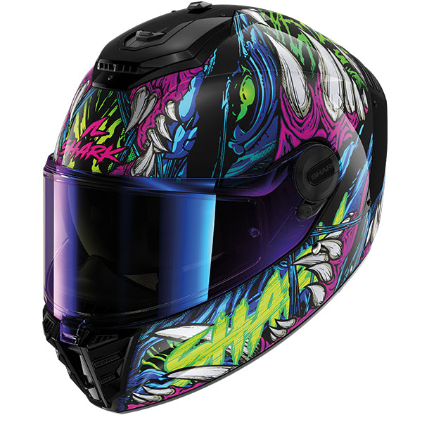 Shark Spartan RS Shaytan KGV Black Green Violet