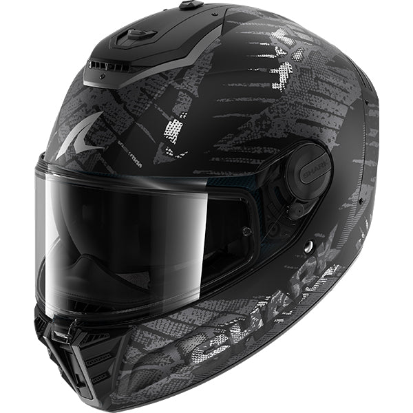Shark Spartan RS Reptaia Mat KAA Matte Black Anthracite