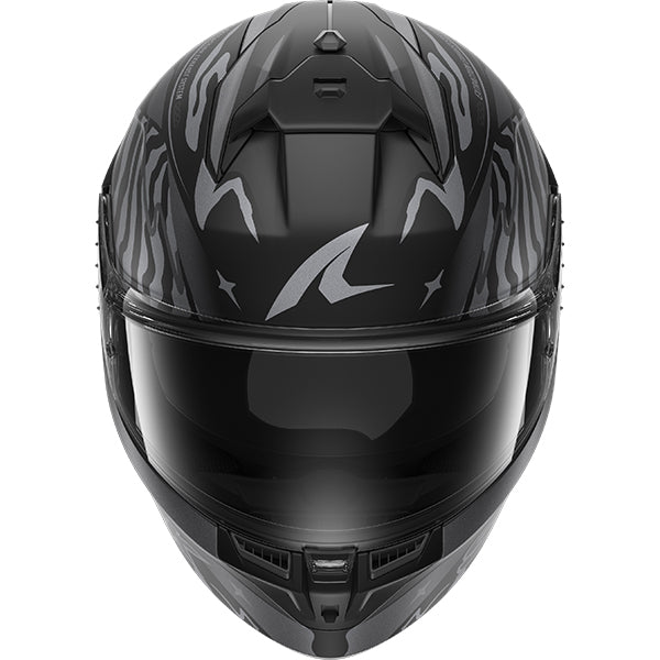 Shark SKWAL Cup Speed-Fancy Mat KAS Matte Black Anthracite Silver
