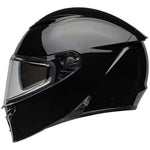 Bell Lithium Solid Gloss Black Helmet full face motorcycle helmet in black, view 5 of 8