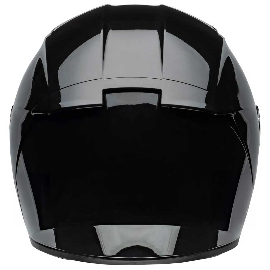Bell Lithium Solid Gloss Black Helmet full face motorcycle helmet in black, view 7 of 8