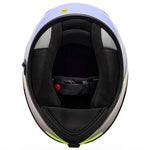 Bell Lithium Mips Plus Delta Black Purple Helmet full face motorcycle helmet in purple, view 7 of 7