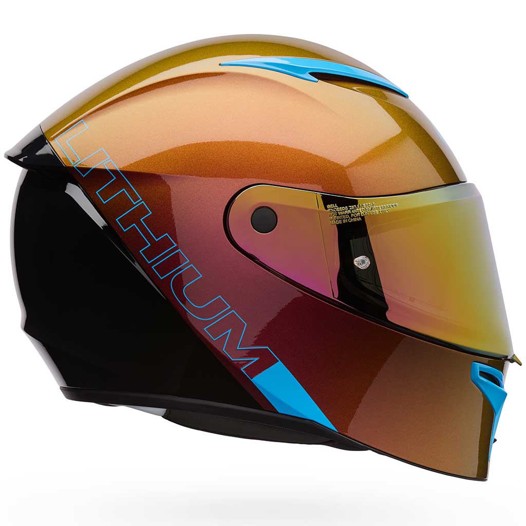 Bell Lithium Mips Plus Delta Sunburst Helmet full face motorcycle helmet in orange