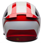 Bell Lithium Mips Plus Blip White Black full face motorcycle helmet in red, view 4 of 7