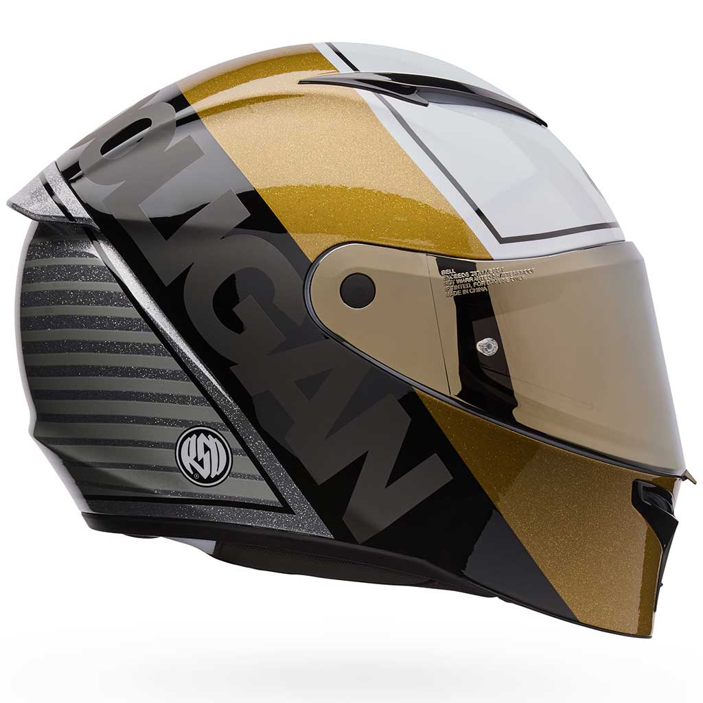 Bell Lithium Mips Plus RSD Obispo full face motorcycle helmet in gold