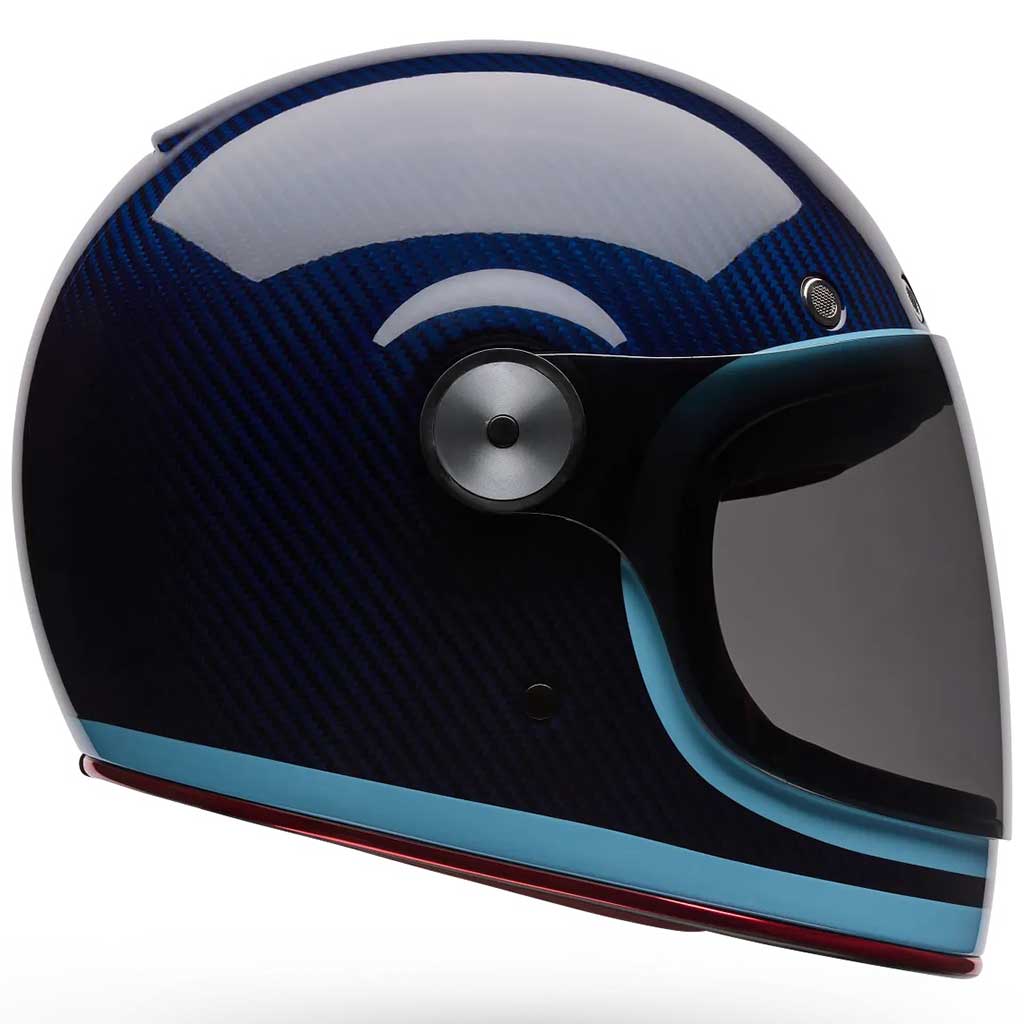 Bell Bullitt GT Carbon Lane Blue Helmet full face motorcycle helmet in blue