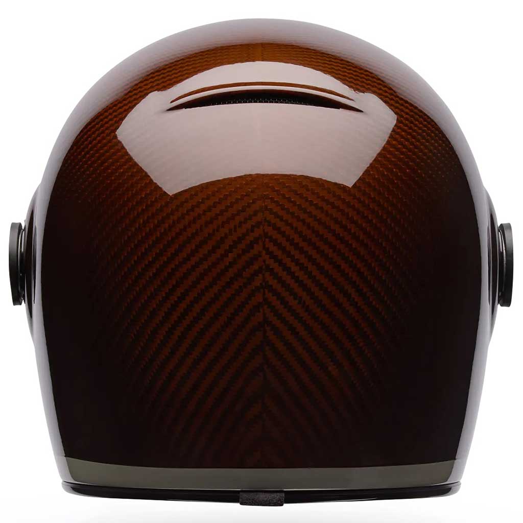 Bell Bullitt GT Carbon Lane Burnt Orange Helmet full face motorcycle helmet in orange, view 4 of 11