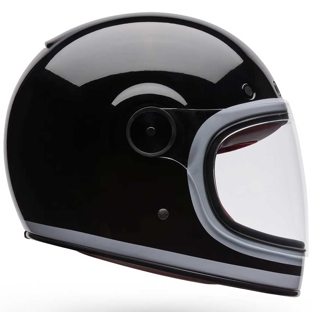 Bell Bullitt GT Lane Black White Helmet full face motorcycle helmet in black