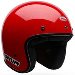Bell Magnum Solid Gloss Red open face motorcycle helmet in red, view 2 of 10