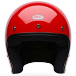 Bell Magnum Solid Gloss Red open face motorcycle helmet in red, view 3 of 10