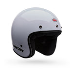 Bell Magnum Solid Gloss White open face motorcycle helmet in white, view 2 of 10