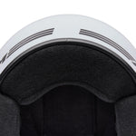 Bell Magnum Solid Gloss White open face motorcycle helmet in white, view 7 of 10