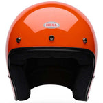 Bell Magnum Solid Gloss Orange open face motorcycle helmet in orange, view 3 of 10