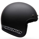Bell Magnum Solid Matt Black open face motorcycle helmet in black