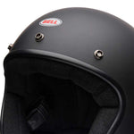 Bell Magnum Solid Matt Black open face motorcycle helmet in black, view 9 of 10