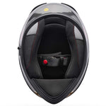 Bell Lithium Mips Plus Flux Special Edition Ultra Black full face motorcycle helmet in black, view 7 of 7