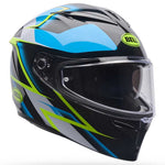 Bell Lithium Mips Kinetic Vapor Blue full face motorcycle helmet in blue, view 2 of 7