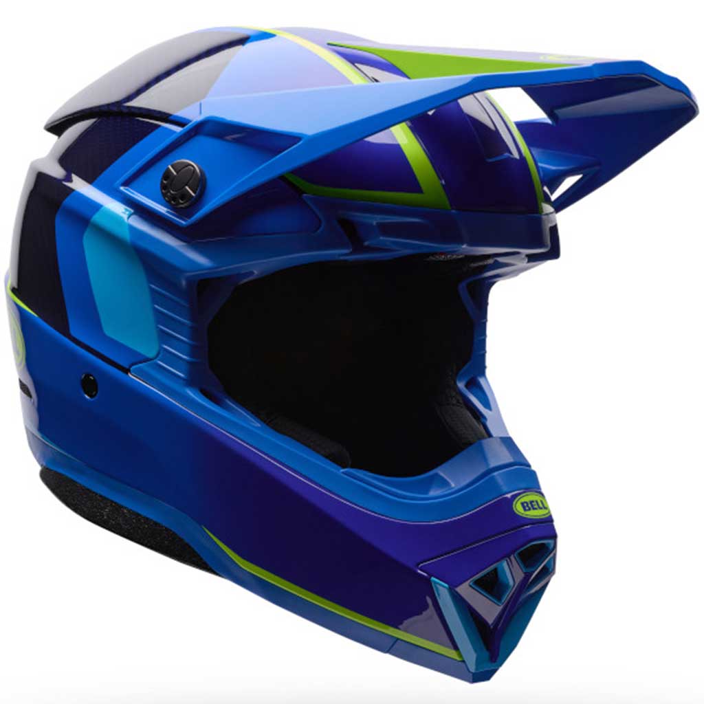 Bell Moto-10 GP Vector Frequency Blue 2