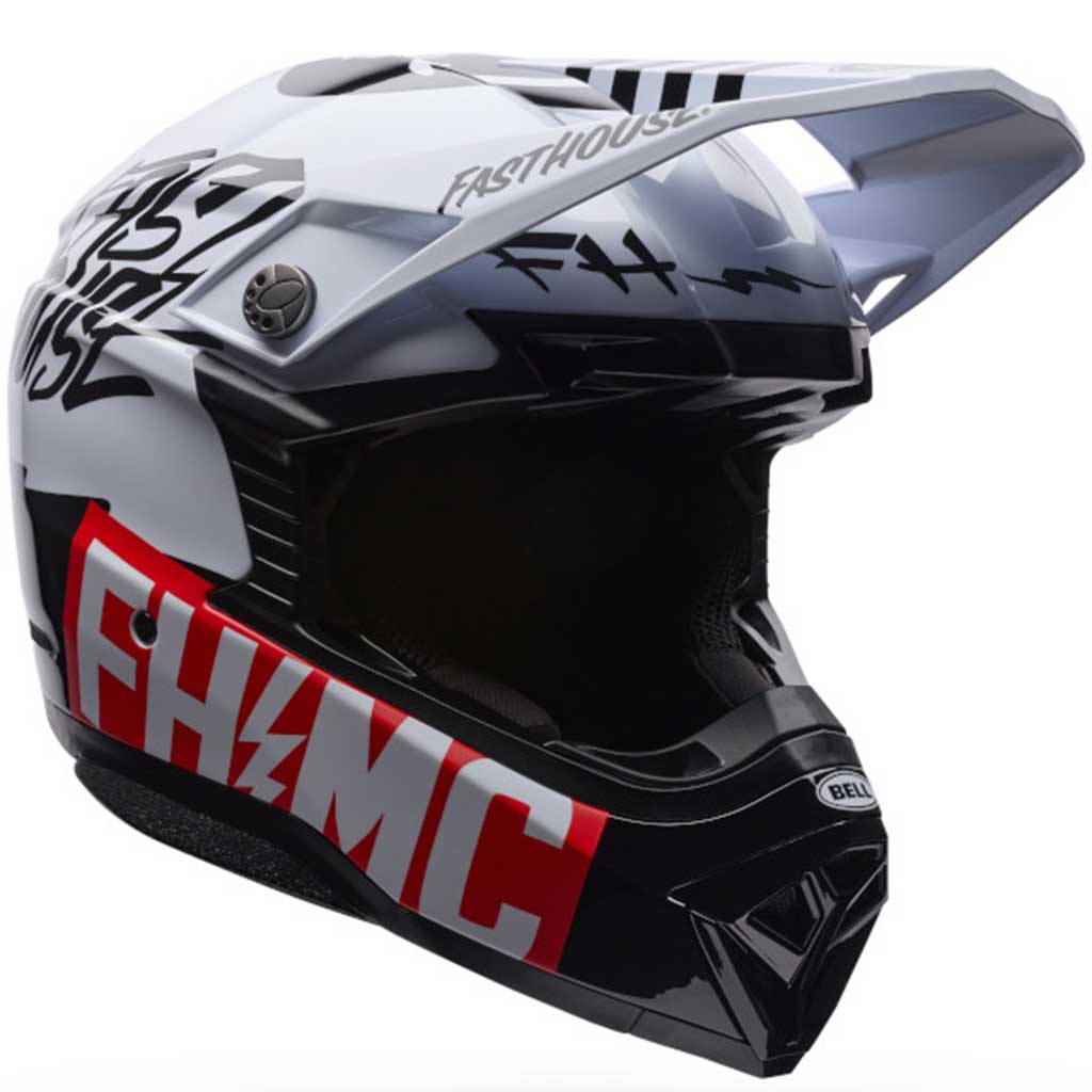 Bell Moto-10 Mips Fasthouse Special Edition White Black 2