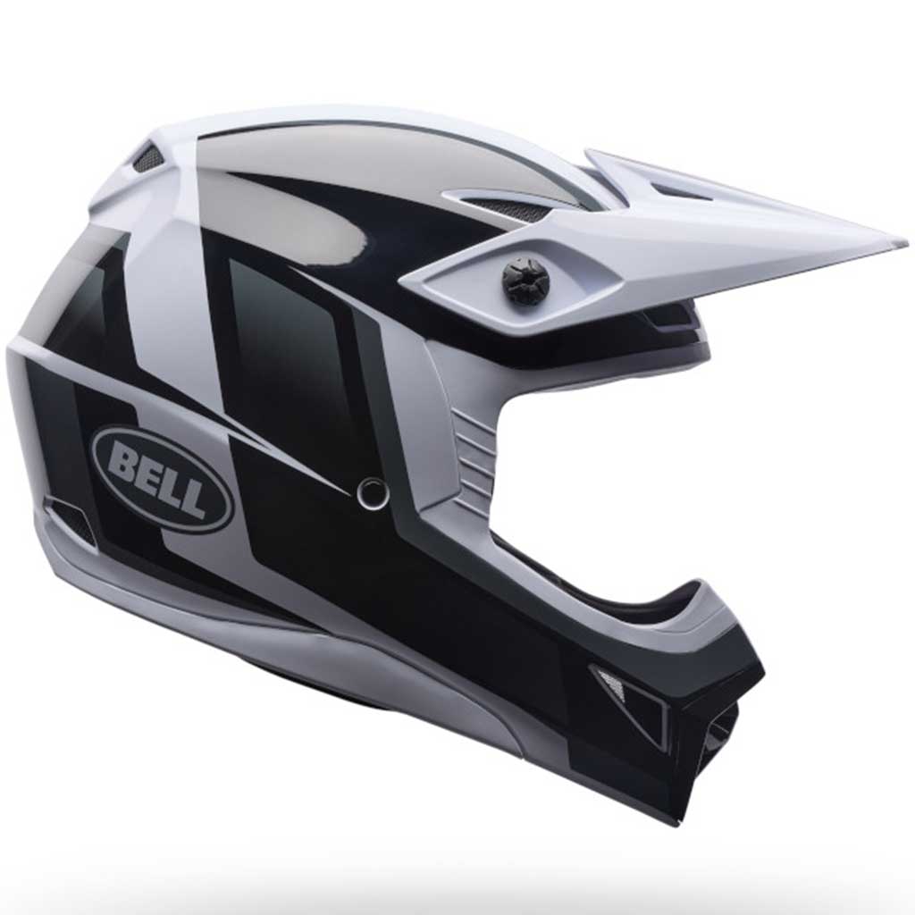 Bell MX-10 Mips Spiral Black White 1