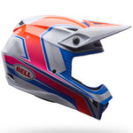 Bell MX-10 Mips Speedway White Blue 1