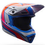 Bell MX-10 Mips Speedway White Blue 2