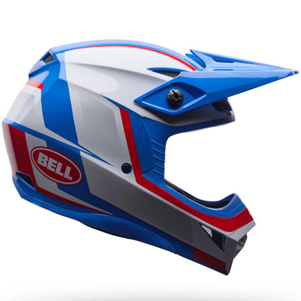 Bell Youth MX-10 Mips Spiral White Red Blue 1