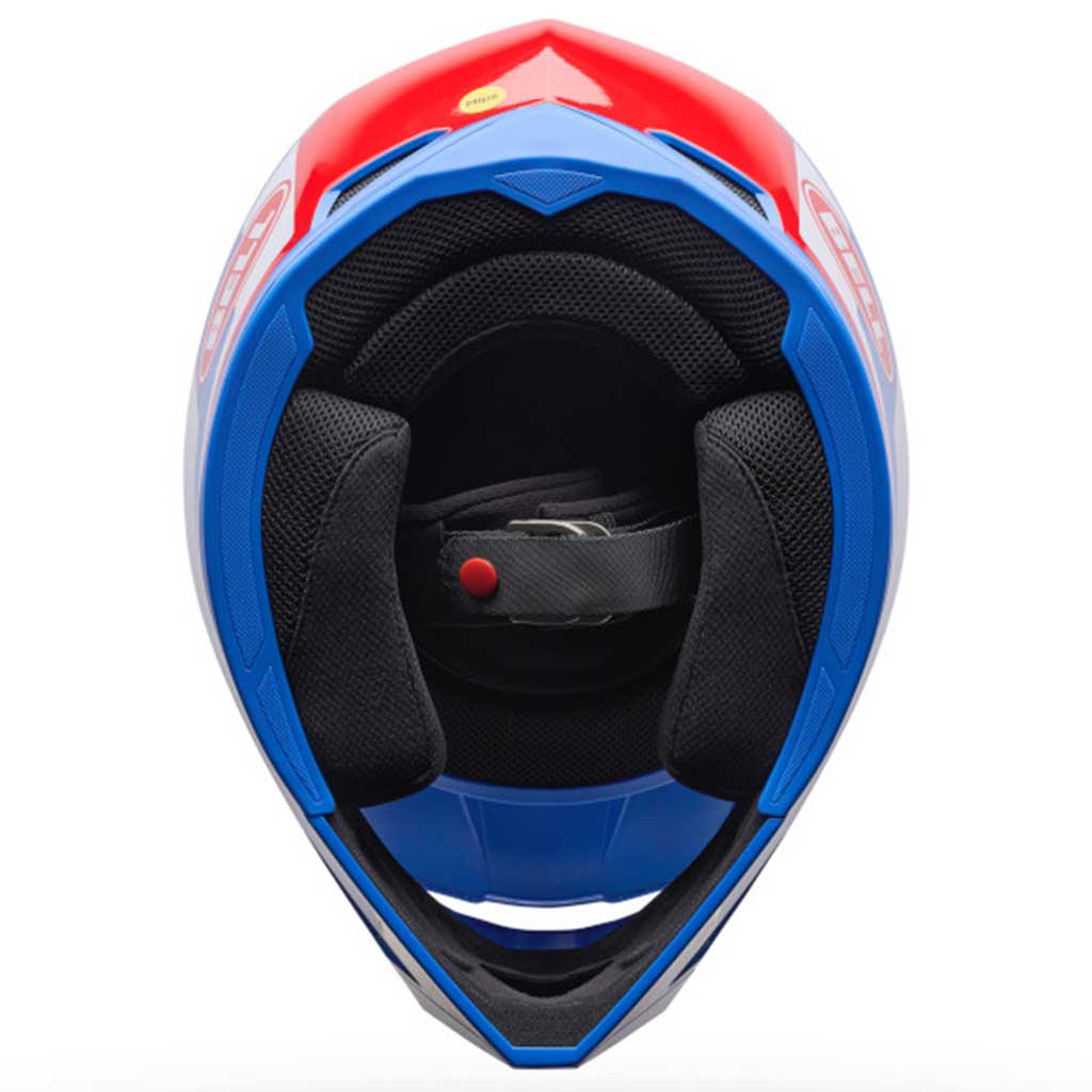 Bell Youth MX-10 Mips Spiral White Red Blue 6