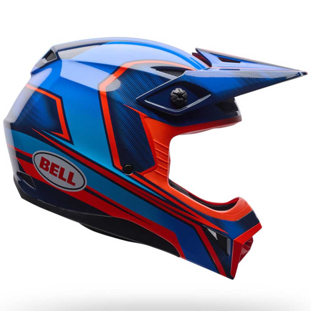 Bell Youth MX-10 Mips Speedway Frequency Blue 1
