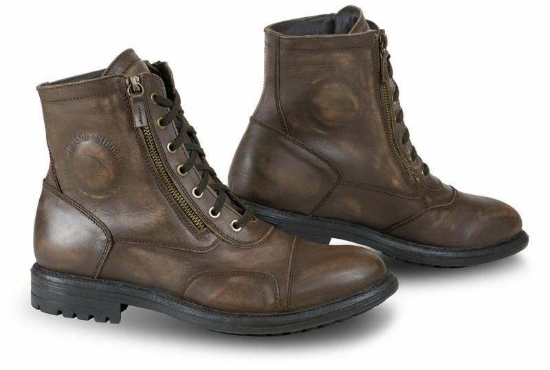 Falco Aviator Mens Boots Dark Brown
