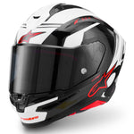 Alpinestars Supertech S-R7 A-Core Helmet Black White Red Glossy 1