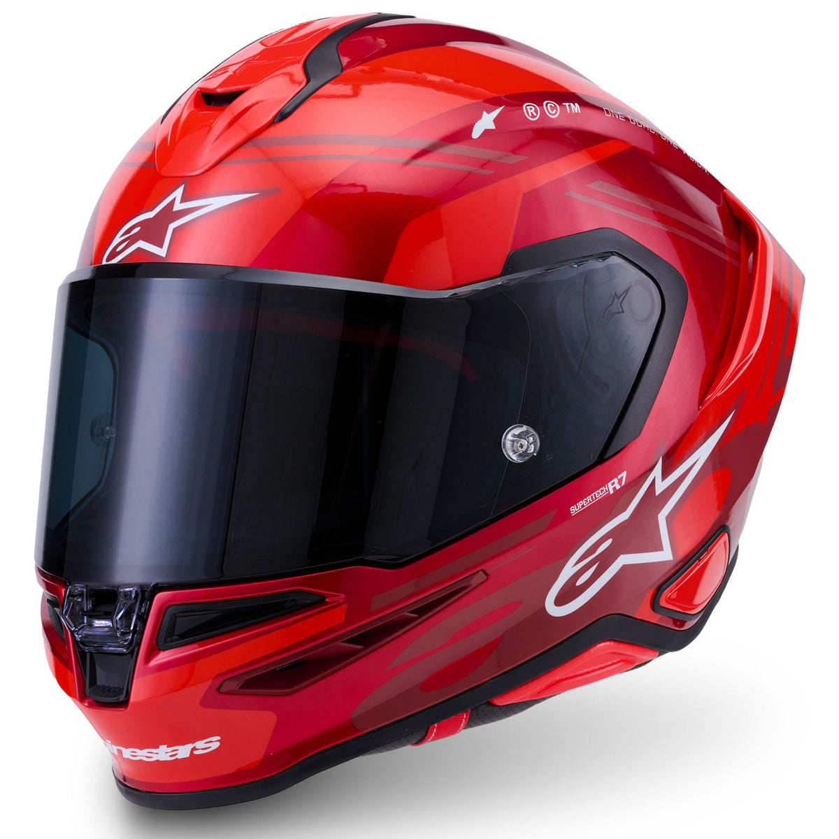 Alpinestars Supertech S-R7 A-Core Helmet Red White Glossy 1