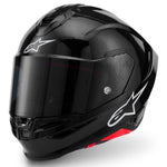 Alpinestars Supertech S-R7 Solid Helmet Black Glossy 1