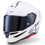 Alpinestars Supertech S-R7 Solid Helmet White Glossy 1