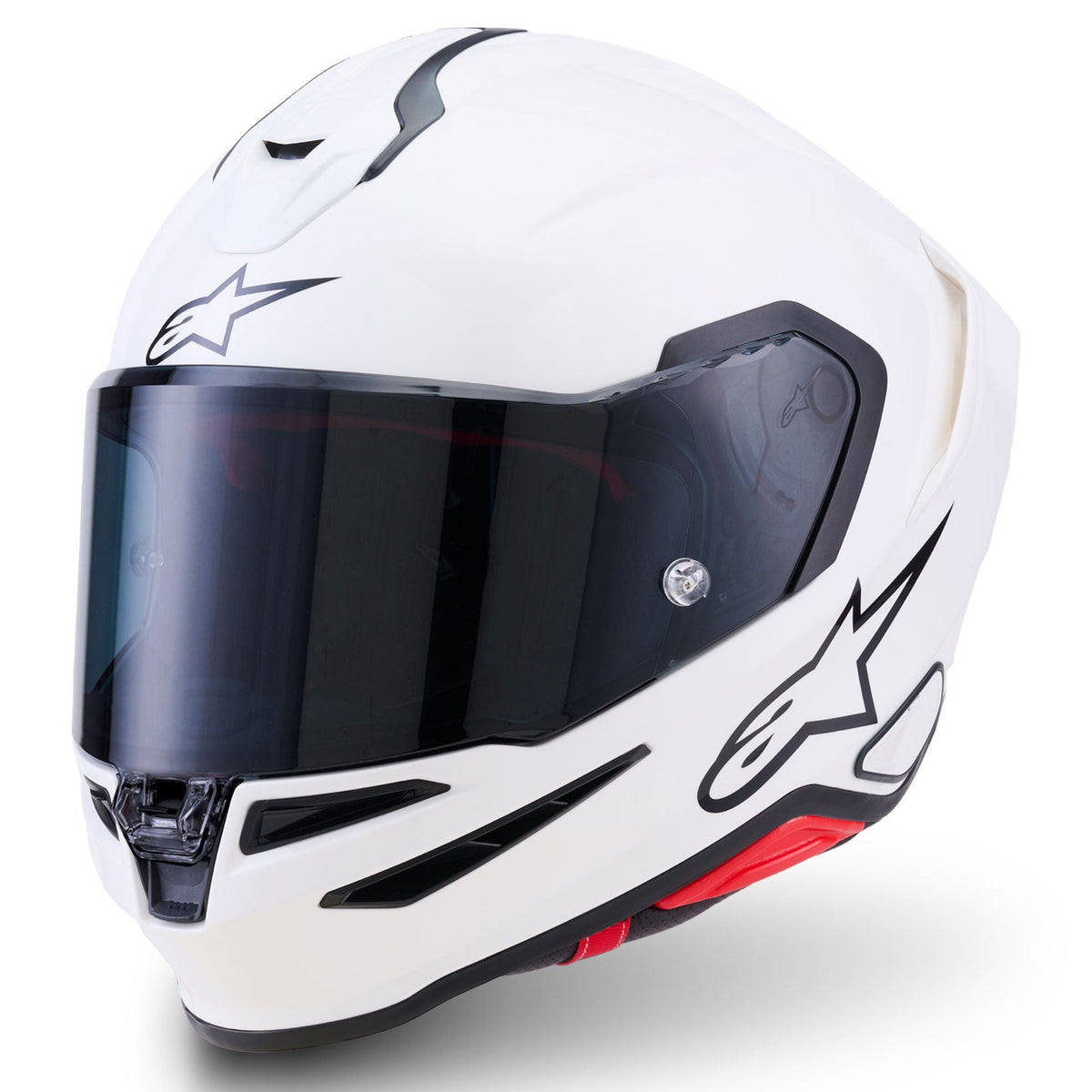 Alpinestars Supertech S-R7 Solid Helmet White Glossy 1