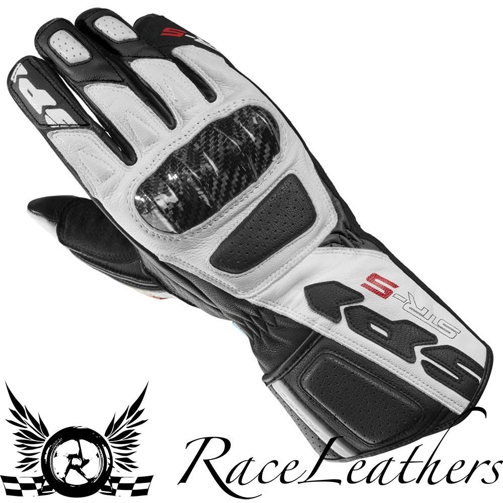 SPIDI GB STR-5 CE GLOVES WHITE/BLACK SML[A175-011]