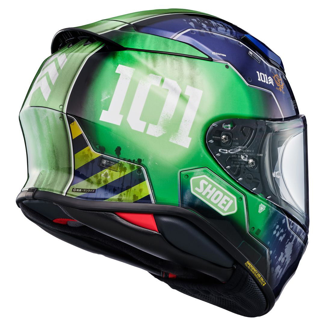 Shoei NXR 2 MS-05 Zaku I TC-11 Green